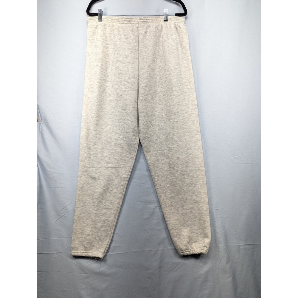 Vintage Bassett Walker Sweatpants Womens 20W Heather Gray High Waist Lounge